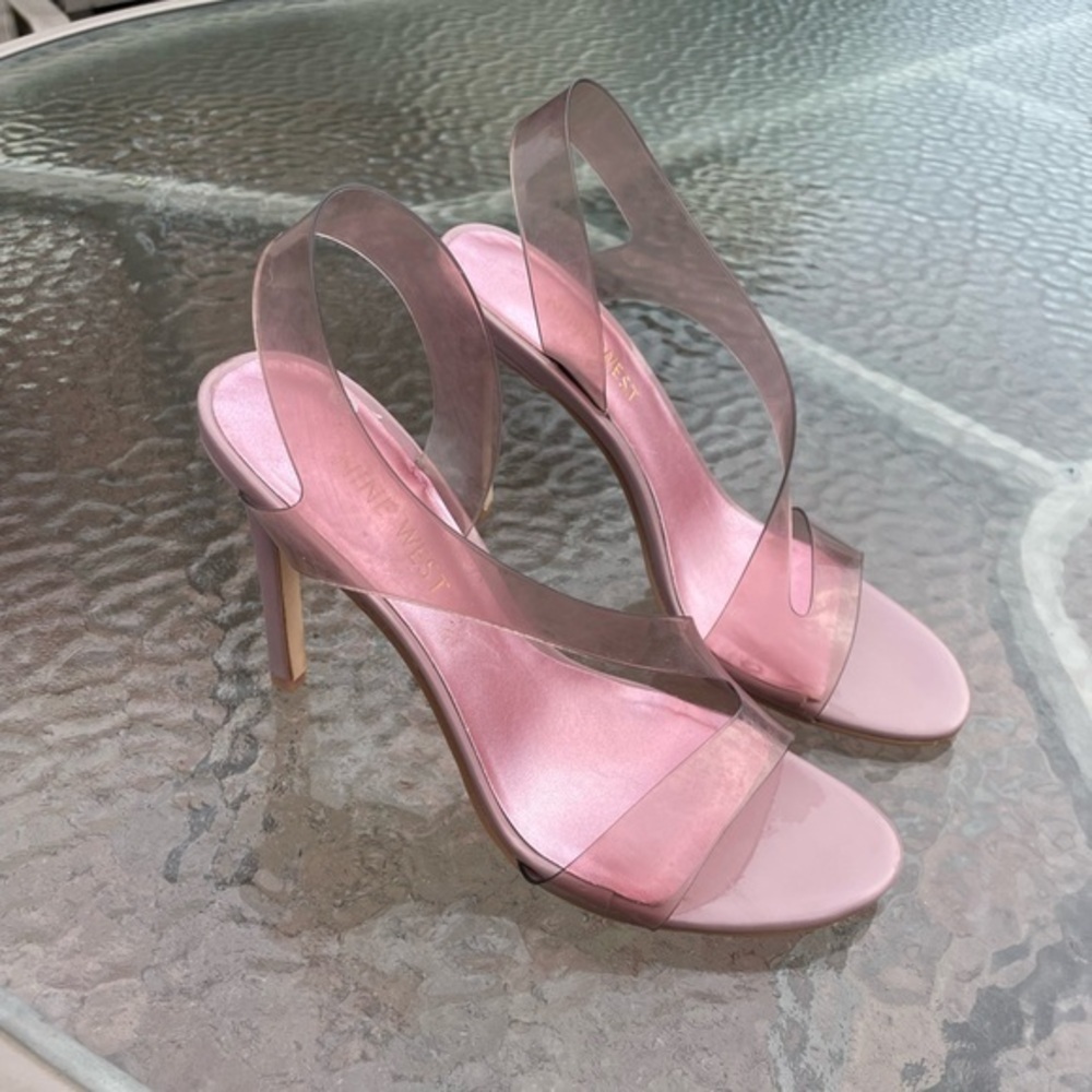Nine West Irise Pink Dress Sandals Size 6.5 Medium